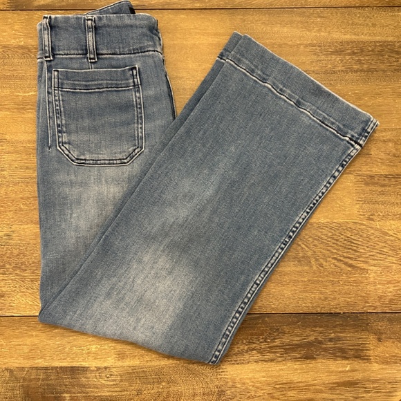 The Colette Crop High-Rise Wide-Leg Jeans by Maeve (25) - Picture 8 of 8